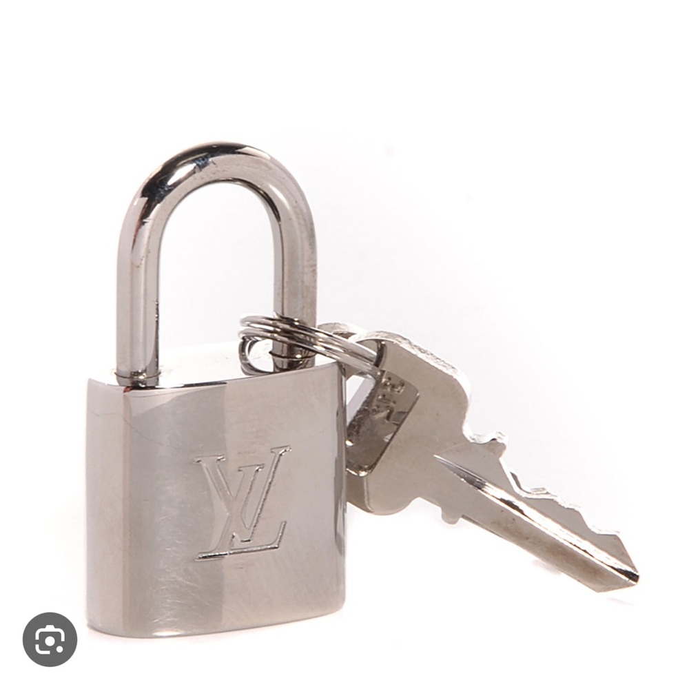 Authentic LV Silver Lock/key